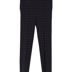 Amanda & Chelsea navy Checkered Straight Leg Pants